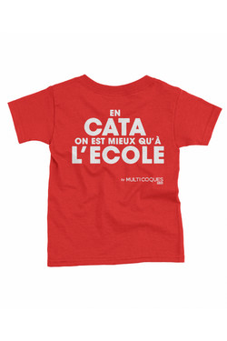 Tee shirt rouge online enfant